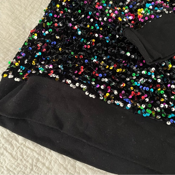 NWOT shirleah sequin sweatshirt - Picture 4 of 4